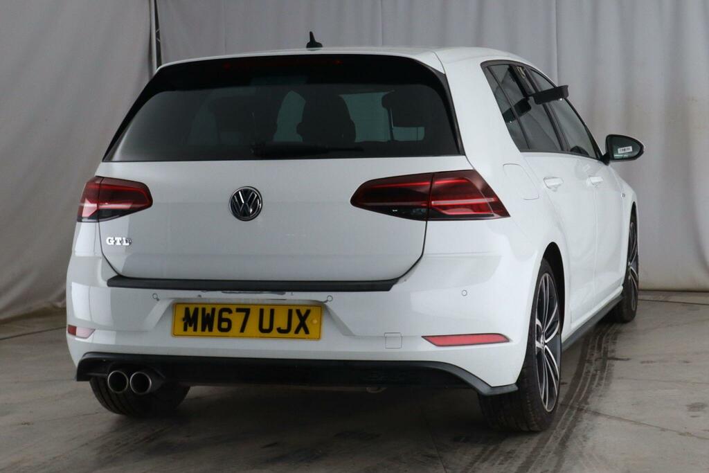 Volkswagen Golf Gtd White #5