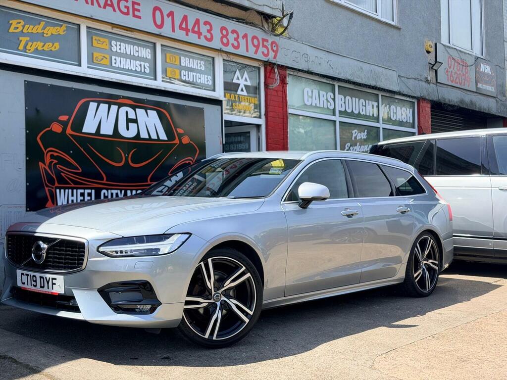 Volvo V90 Estate 2.0 D4 R-design Pro Euro 6 Ss CT19DYF Silver #2
