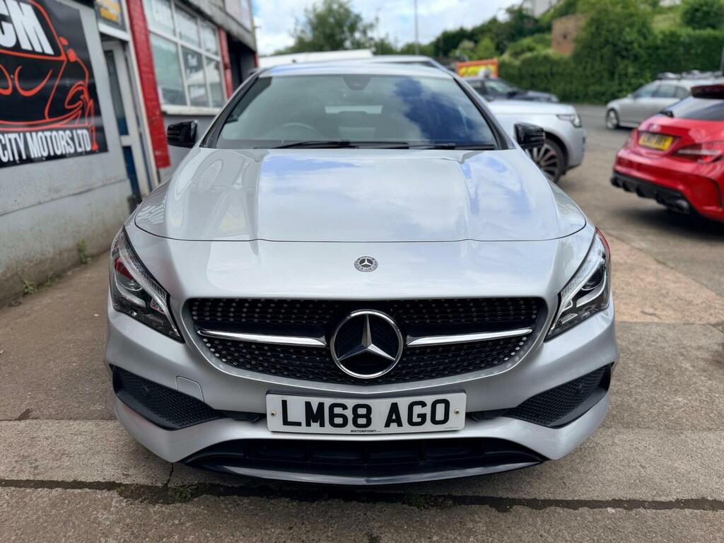 Mercedes-Benz CLA Class Saloon 1.6 Cla200 Amg Line Night Edition Coupe 7G- LM68AGO Silver #4