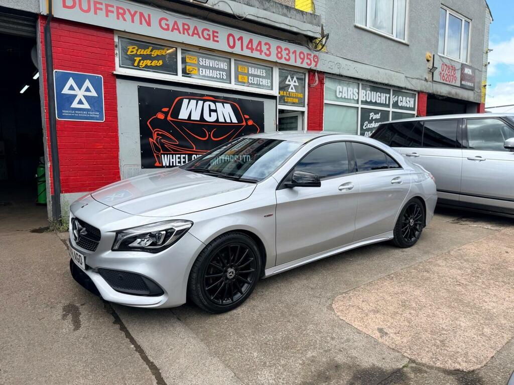 Mercedes-Benz CLA Class Saloon 1.6 Cla200 Amg Line Night Edition Coupe 7G- LM68AGO Silver #2