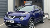 Nissan Juke 1.6 Tekna Xtron Euro 6 WF18YCW Blue #2