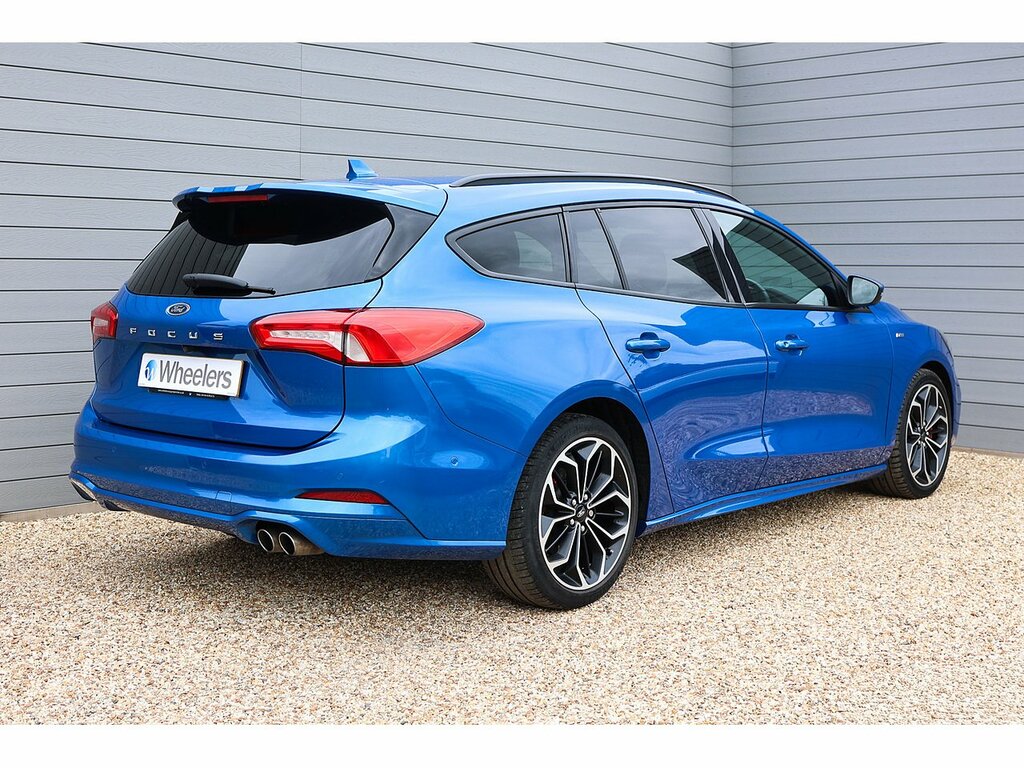 Ford Focus Ecoblue St-line X Blue #3