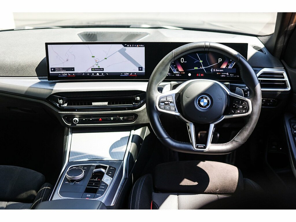 BMW 3 Series 330E M Sport Blue #3