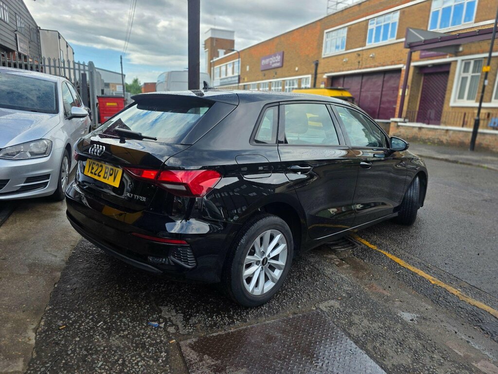 Audi A3 1.0 Tfsi 30 Technik Sportback S Tronic Euro 6 Ss YE22BPV Black #6