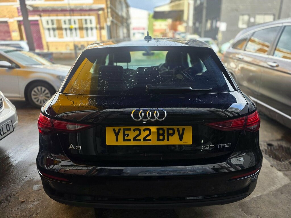 Audi A3 1.0 Tfsi 30 Technik Sportback S Tronic Euro 6 Ss YE22BPV Black #3