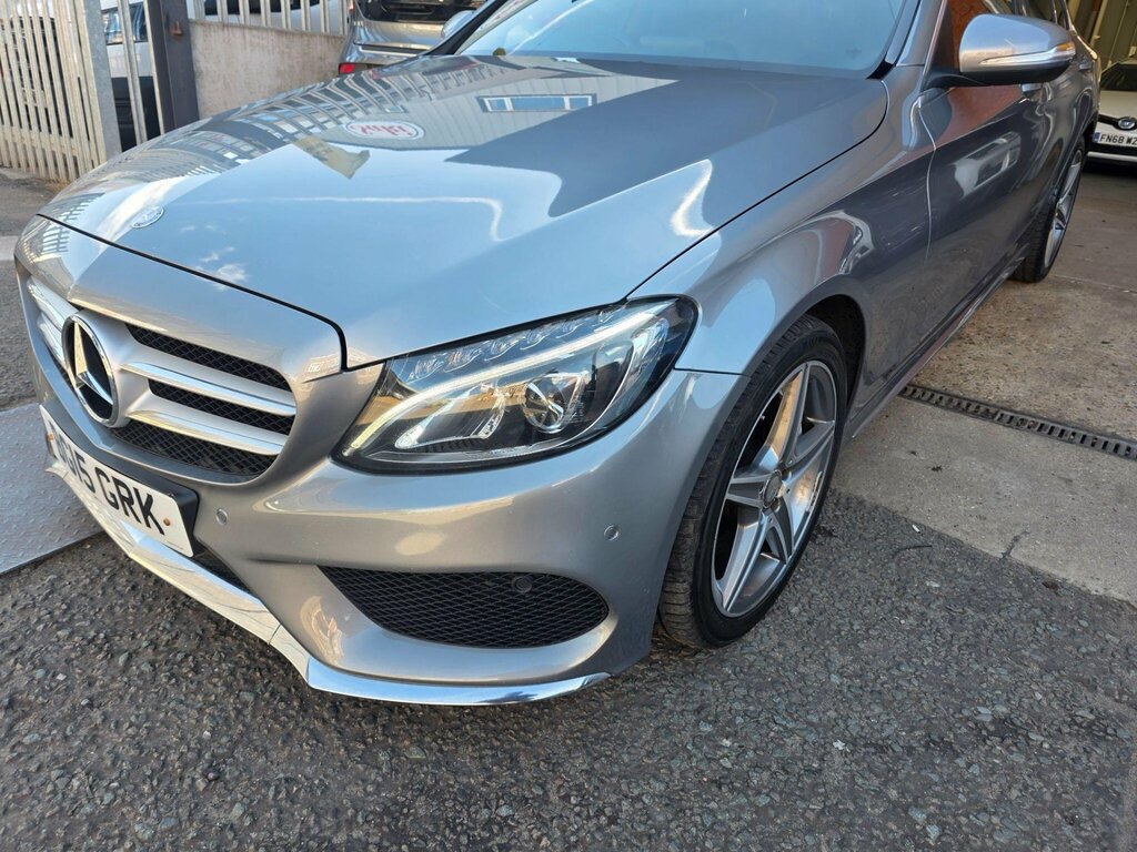 Mercedes-Benz C Class 2.1 C250 Bluetec Amg Line G-tronic Euro 6 Ss 4 BG15GRK Silver #3