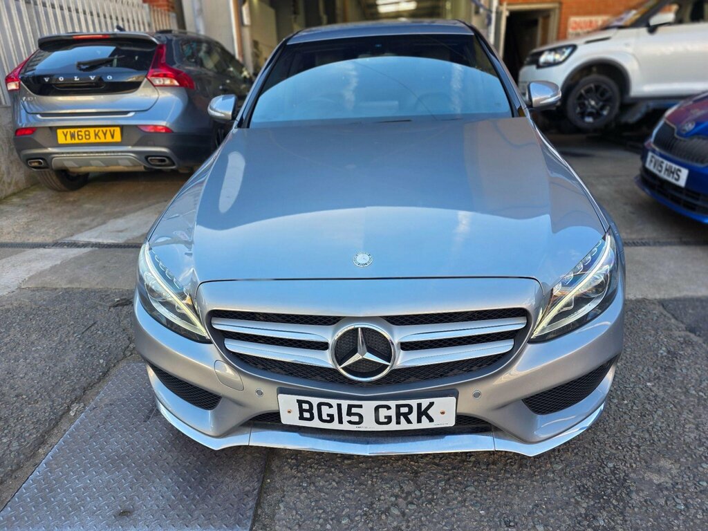 Mercedes-Benz C Class 2.1 C250 Bluetec Amg Line G-tronic Euro 6 Ss 4 BG15GRK Silver #2