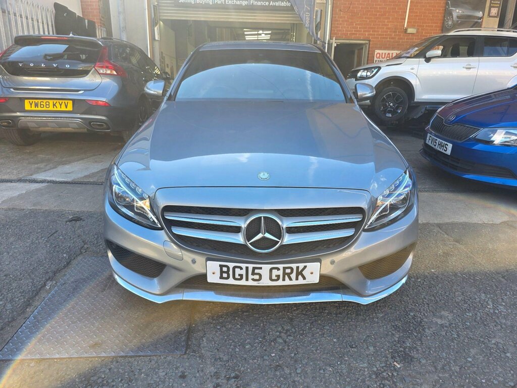 Mercedes-Benz C Class 2.1 C250 Bluetec Amg Line G-tronic Euro 6 Ss 4 BG15GRK Silver #4