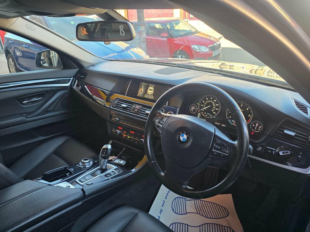 BMW 5 Series 530D M White #22