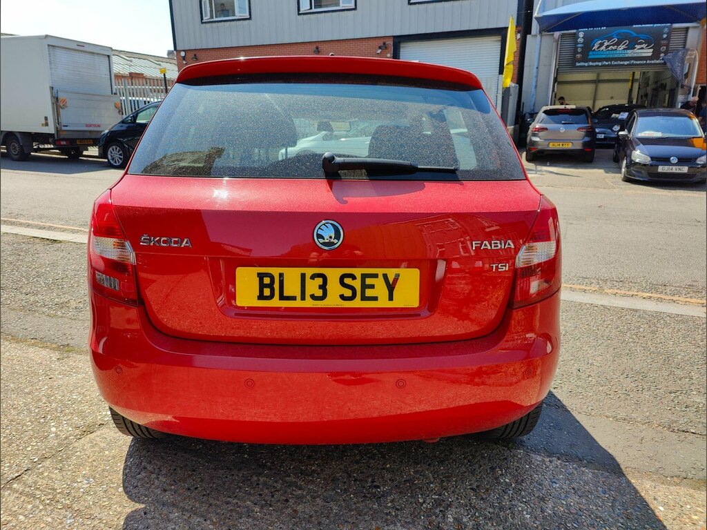 Skoda Fabia 1.2 Tsi Se Dsg Euro 5 Red #6