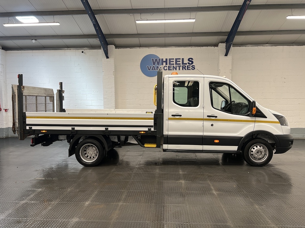 Ford Transit Custom Transit 2.0 350 Ecoblue Rwd L3 Double Cab Dropside White #5
