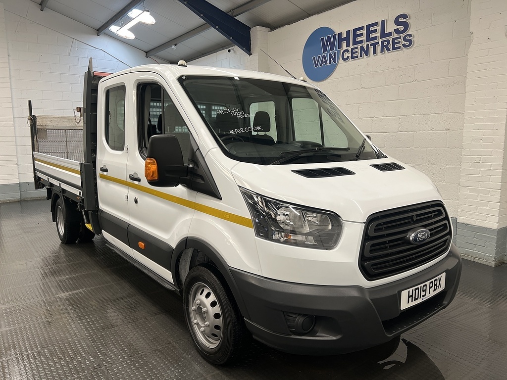 Ford Transit Custom Transit 2.0 350 Ecoblue Rwd L3 Double Cab Dropside White #6