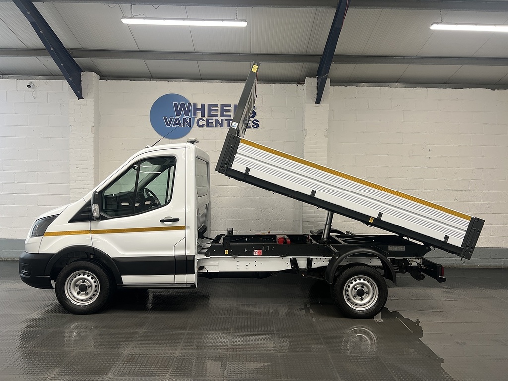 Ford Transit Custom 350 Ecoblue Leader 2.0 Tipper WR74FFO White #2