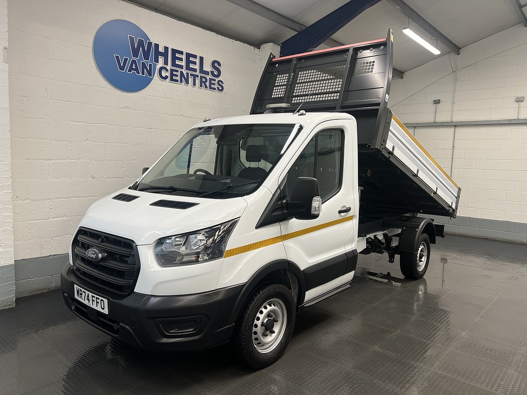 Ford Transit Custom 350 Ecoblue Leader 2.0 Tipper WR74FFO White