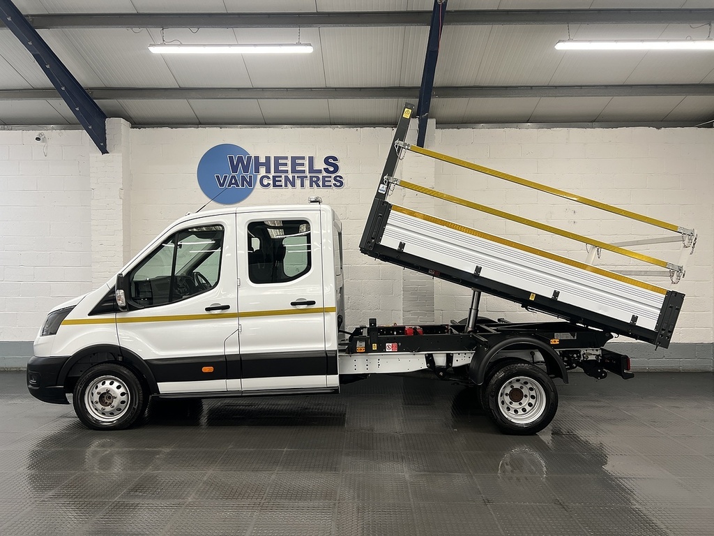 Ford Transit Custom 350 Ecoblue Leader 2.0 Tipper WR74GWD White #2