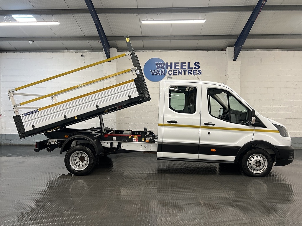 Ford Transit Custom 350 Ecoblue Leader 2.0 Tipper WR74GWD White #6