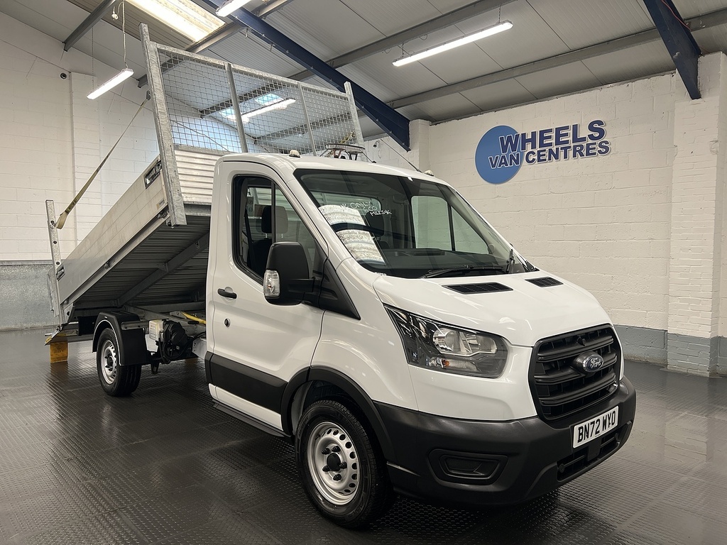 Ford Transit Custom 2.0 350 Ecoblue Leader Tipper Fw White #6