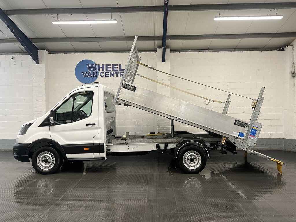 Ford Transit Custom 2.0 350 Ecoblue Leader Tipper Fw White #2