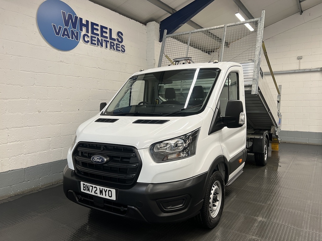 Ford Transit Custom 2.0 350 Ecoblue Leader Tipper Fw White