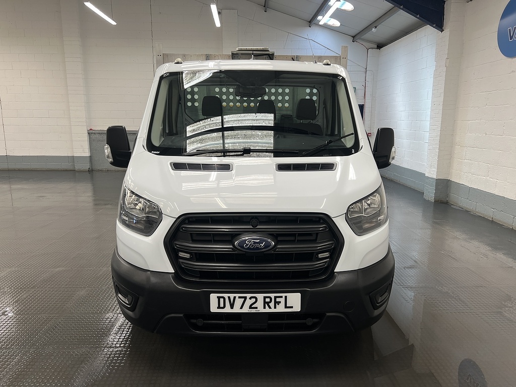Ford Transit Custom Ford Transit 350 Ecoblue Leader 2.0 L4dropsid DV72RFL White #5