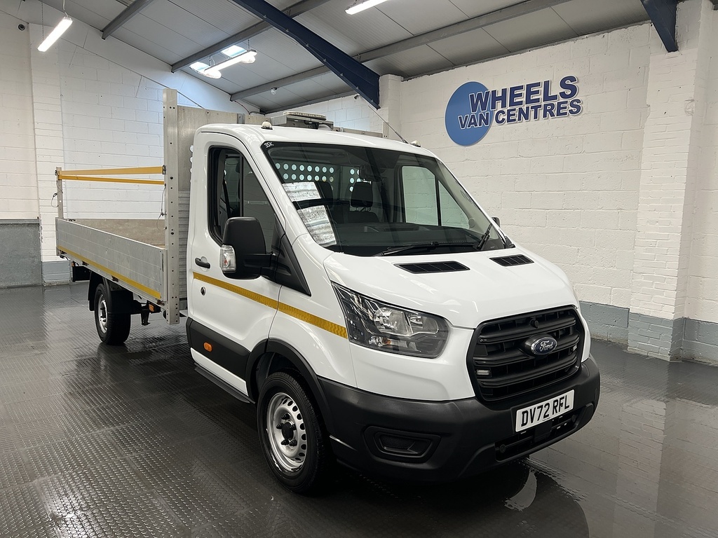 Ford Transit Custom Ford Transit 350 Ecoblue Leader 2.0 L4dropsid DV72RFL White #4