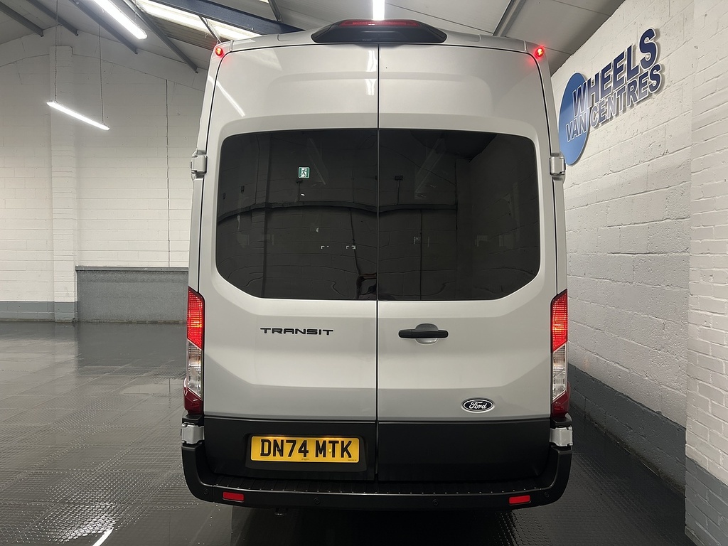 Ford Transit Custom 2.0 460 Ecoblue Trend Minibus Double Cab Diese DN74MTK Silver #4