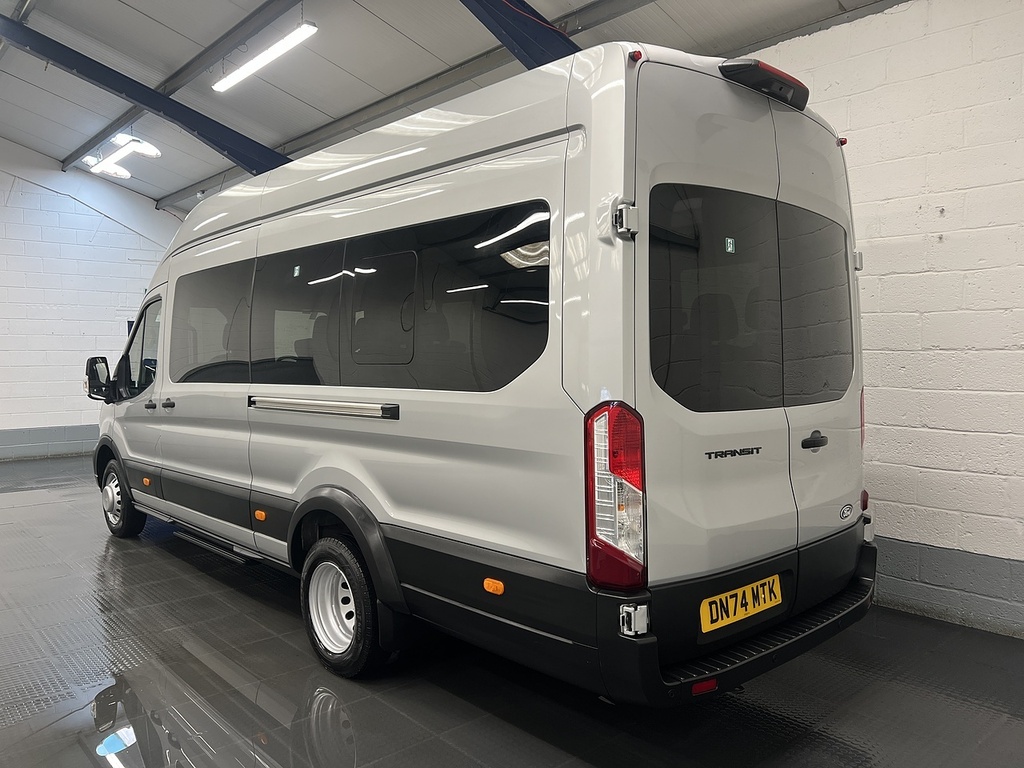 Ford Transit Custom 2.0 460 Ecoblue Trend Minibus Double Cab Diese DN74MTK Silver #3