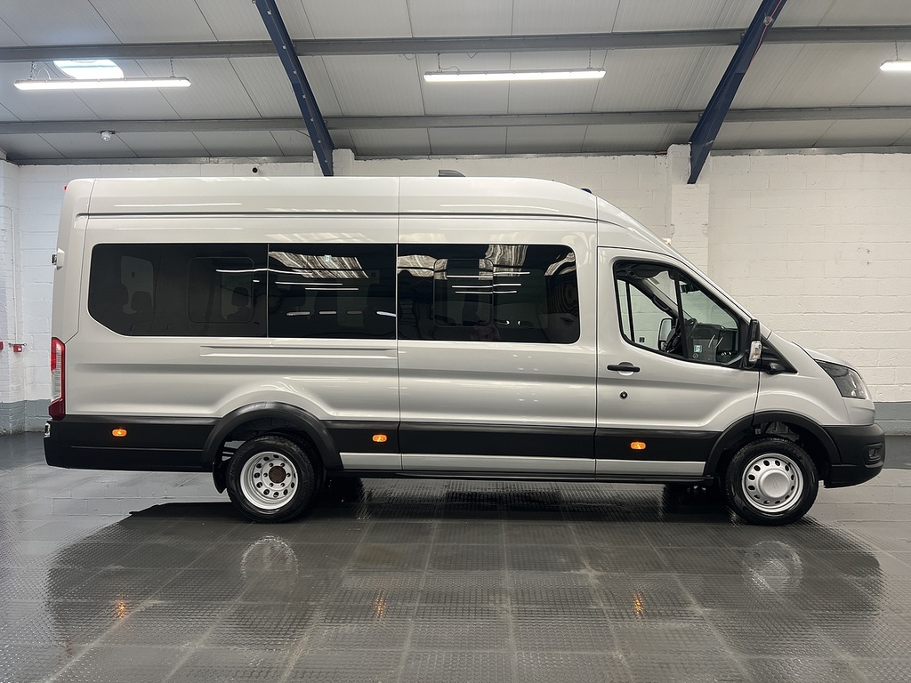 Ford Transit Custom 2.0 460 Ecoblue Trend Minibus Double Cab Diese DN74MTK Silver #6