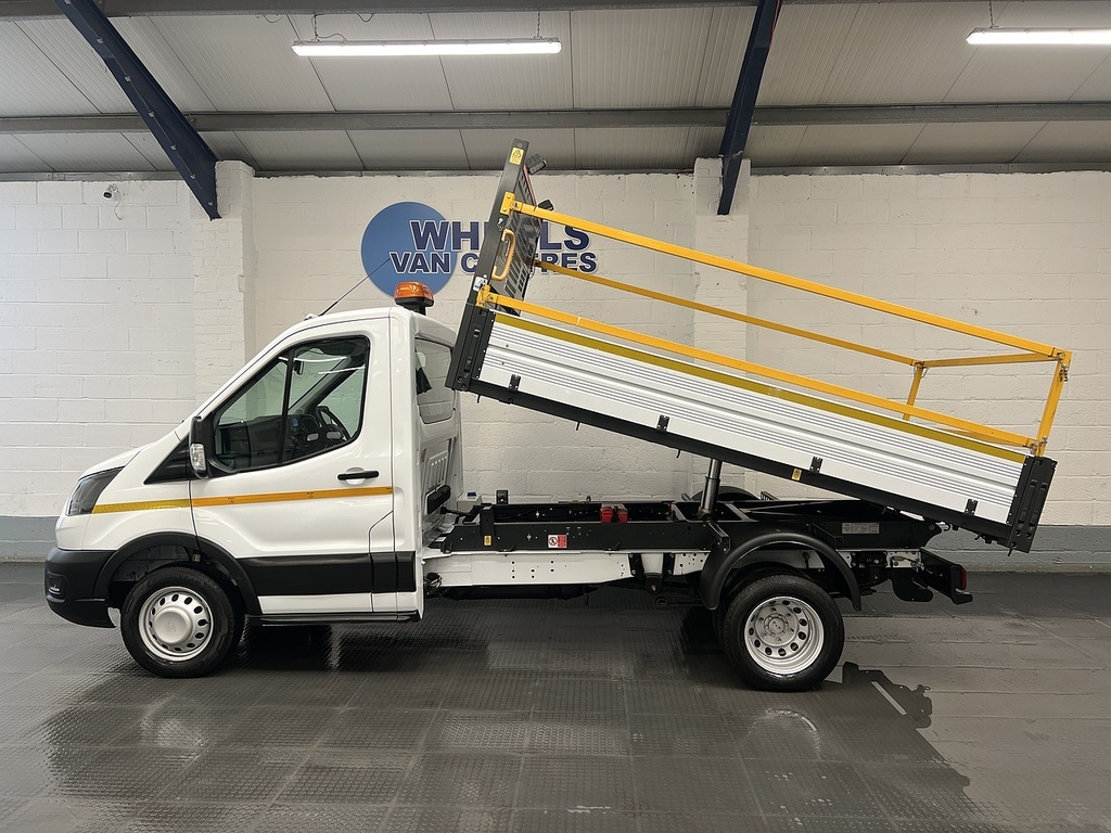 Ford Transit Custom 350 Ecoblue Leader 2.0 Tipper GF74CCN White #2