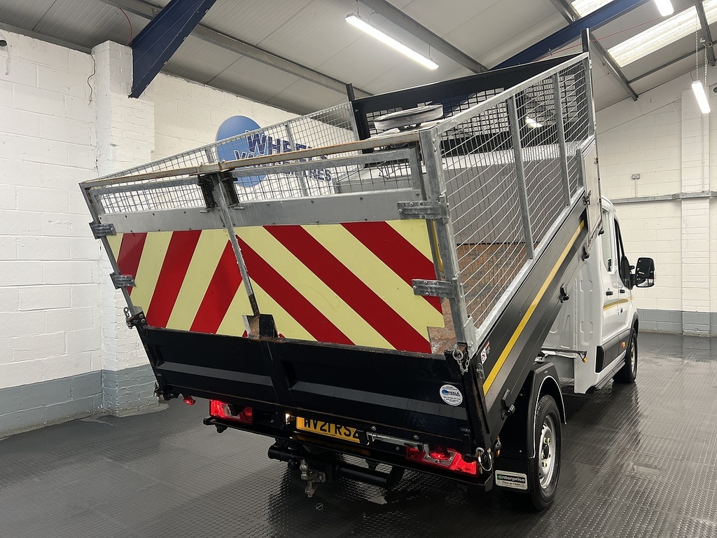 Ford Transit Custom 350 Ecoblue Leader 2.0 Tipper WV21RSZ White #5