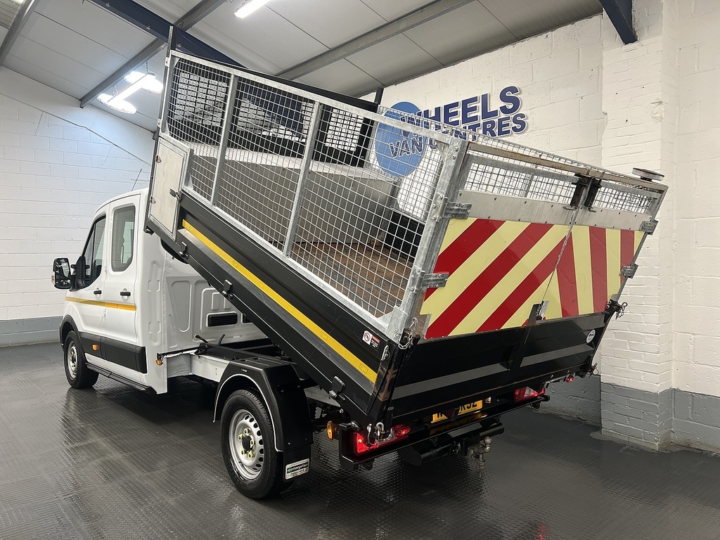 Ford Transit Custom 350 Ecoblue Leader 2.0 Tipper WV21RSZ White #3