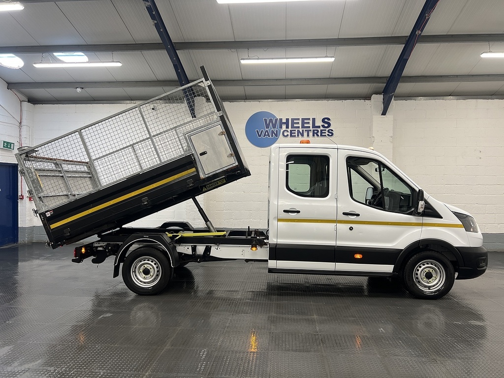 Ford Transit Custom 350 Ecoblue Leader 2.0 Tipper WV21RSZ White #6