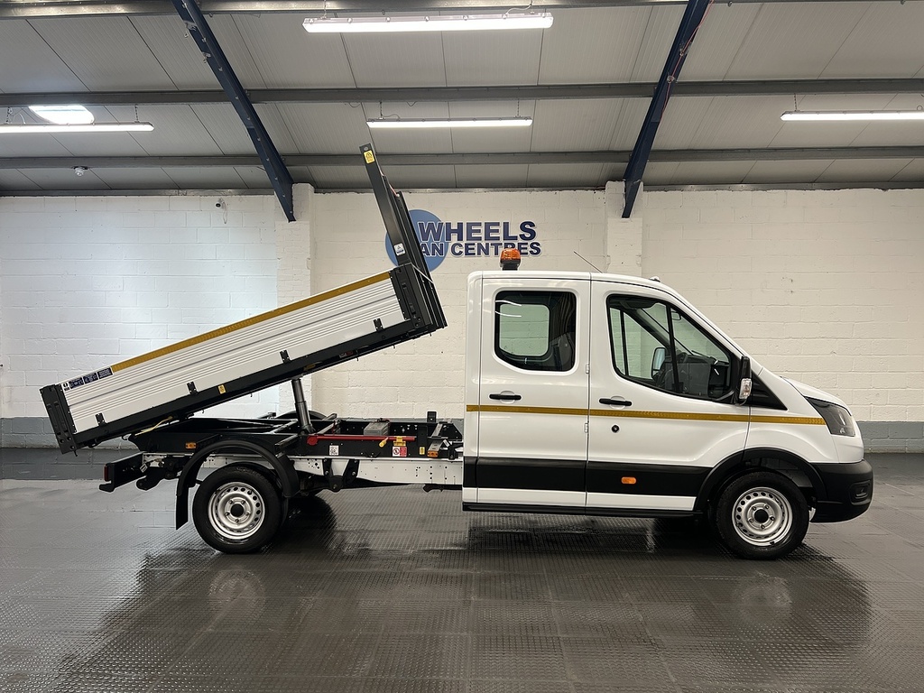Ford Transit Custom 350 Ecoblue Leader 2.0 Tipper WN74UPT White #5
