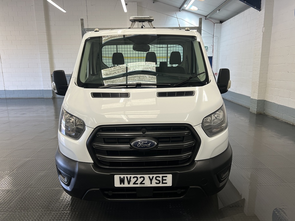Ford Transit Custom 350 Ecoblue Leader 2.0 L4dropside Dies WV22YSE White #6
