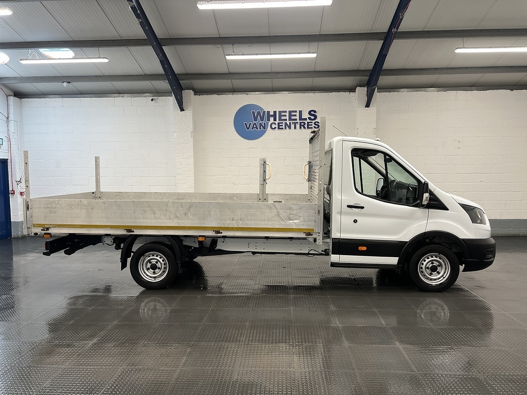 Ford Transit Custom 350 Ecoblue Leader 2.0 L4dropside Dies DY72JOH White #4