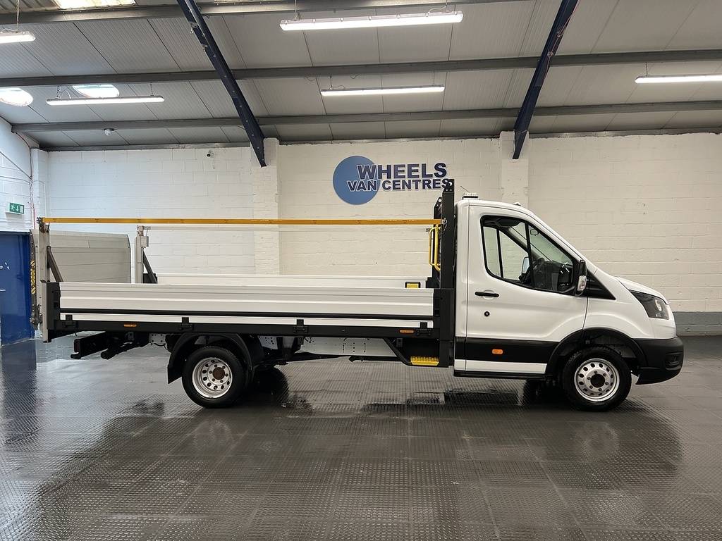 Ford Transit Custom 350 Ecoblue Leader 2.0 L4dropside Dies BJ72XTM White #6
