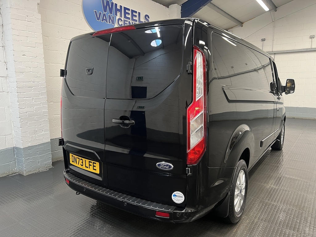Ford Transit Custom 2.0 300 Ecoblue Limited Panel Van Manua DN73LFE Black #5