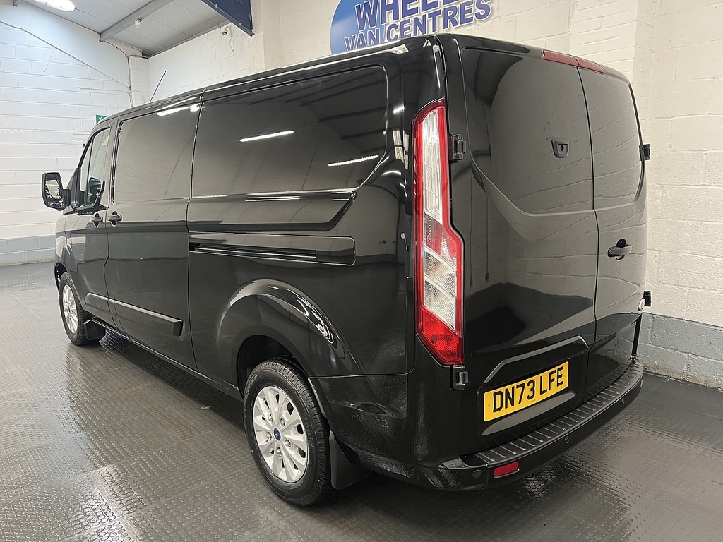 Ford Transit Custom 2.0 300 Ecoblue Limited Panel Van Manua DN73LFE Black #3