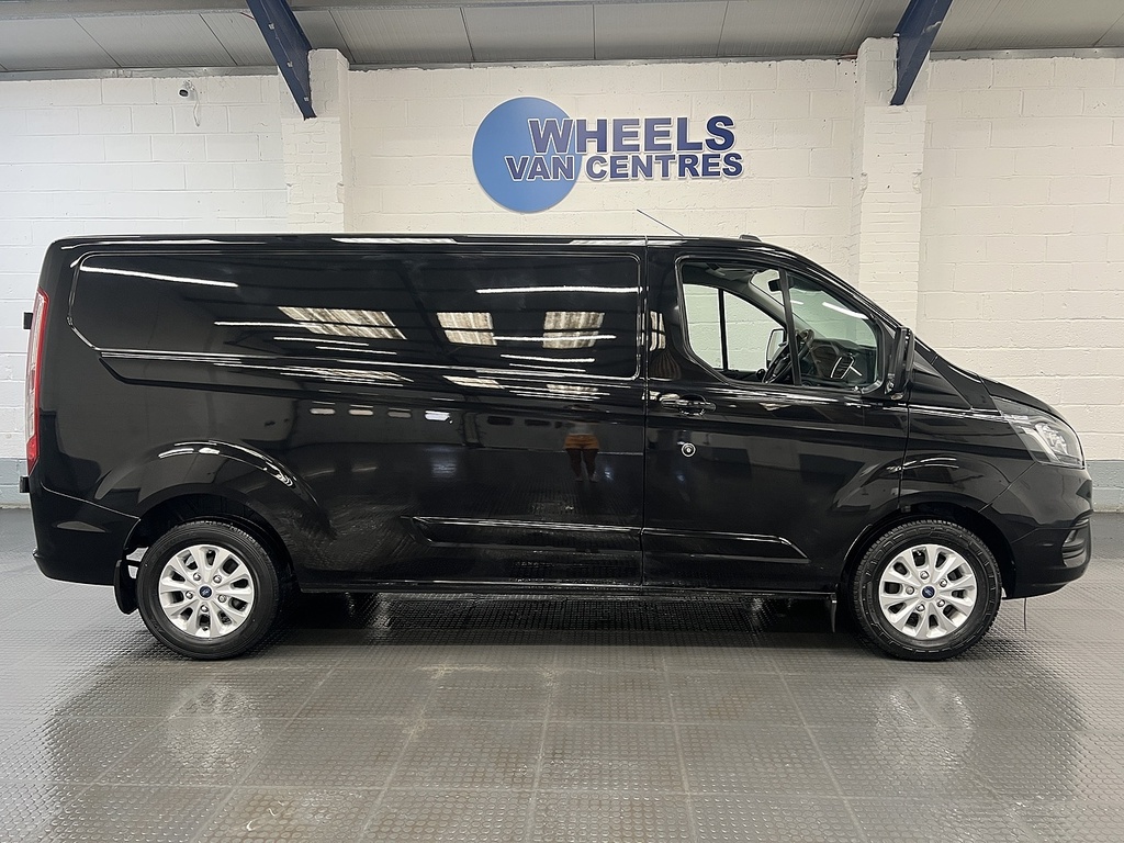 Ford Transit Custom 2.0 300 Ecoblue Limited Panel Van Manua DN73LFE Black #6