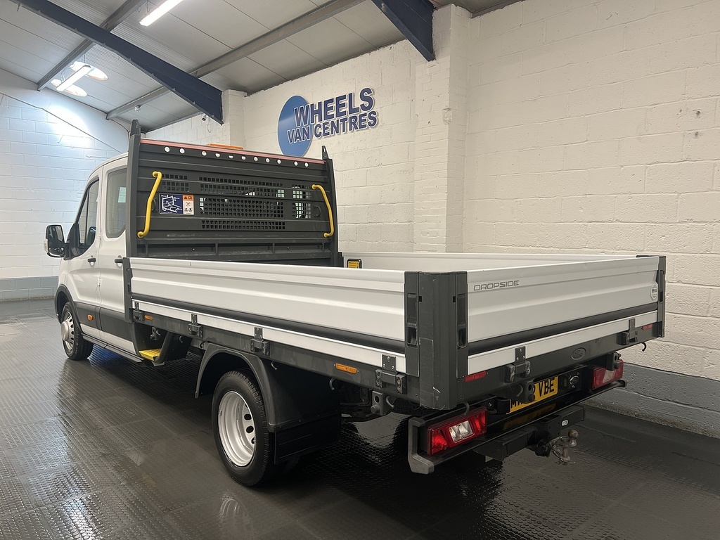 Ford Transit Custom 350 Ecoblue Leader 2.0 Dropside MW72VBE White #3