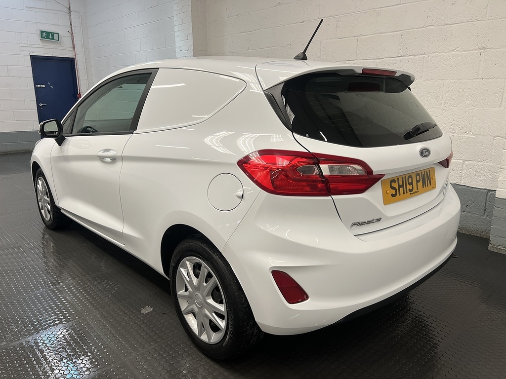 Ford Fiesta 1.5 Tdci Euro 6 1.5 Car Derived Van SH19PWN White #3