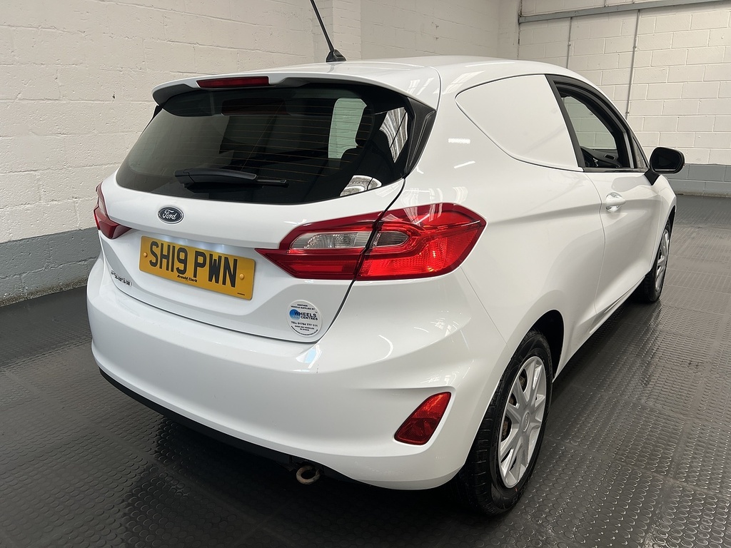Ford Fiesta 1.5 Tdci Euro 6 1.5 Car Derived Van SH19PWN White #5