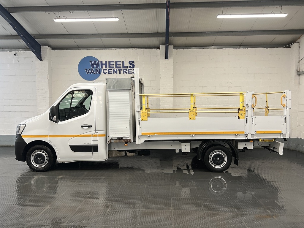 Renault Master Dci 35 Business 2.3 Dropside OU20AEM White #2