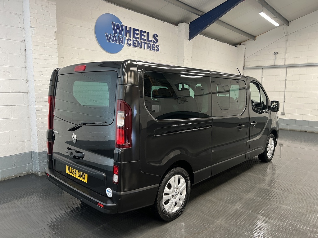 Renault Trafic 2.0 Dci Ll30 Sport Minibus Double Cab E MJ24GMX Black #5