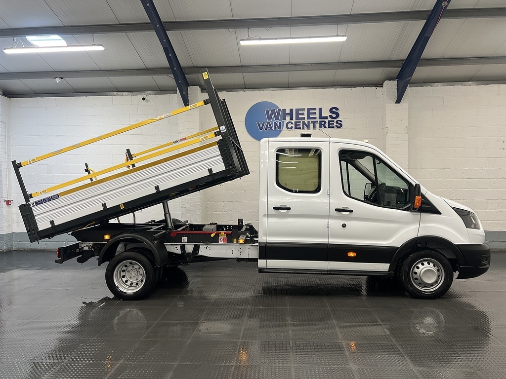 Ford Transit Custom 350 Ecoblue Leader 2.0 Tipper FY73VNP White #5