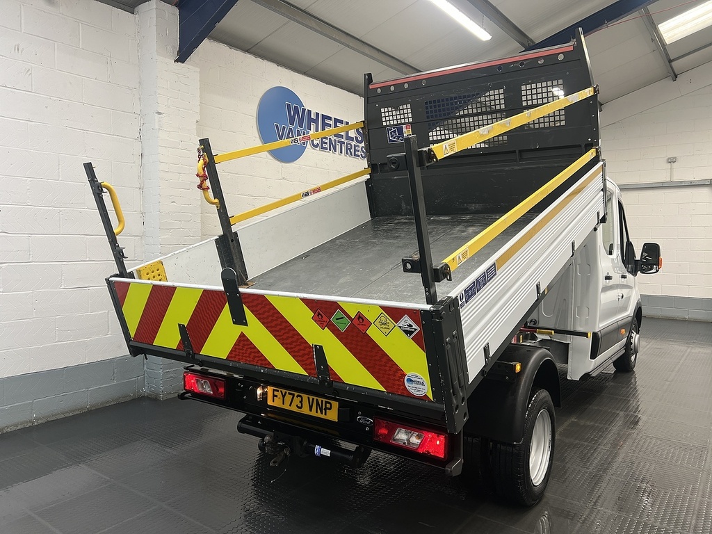 Ford Transit Custom 350 Ecoblue Leader 2.0 Tipper FY73VNP White #4