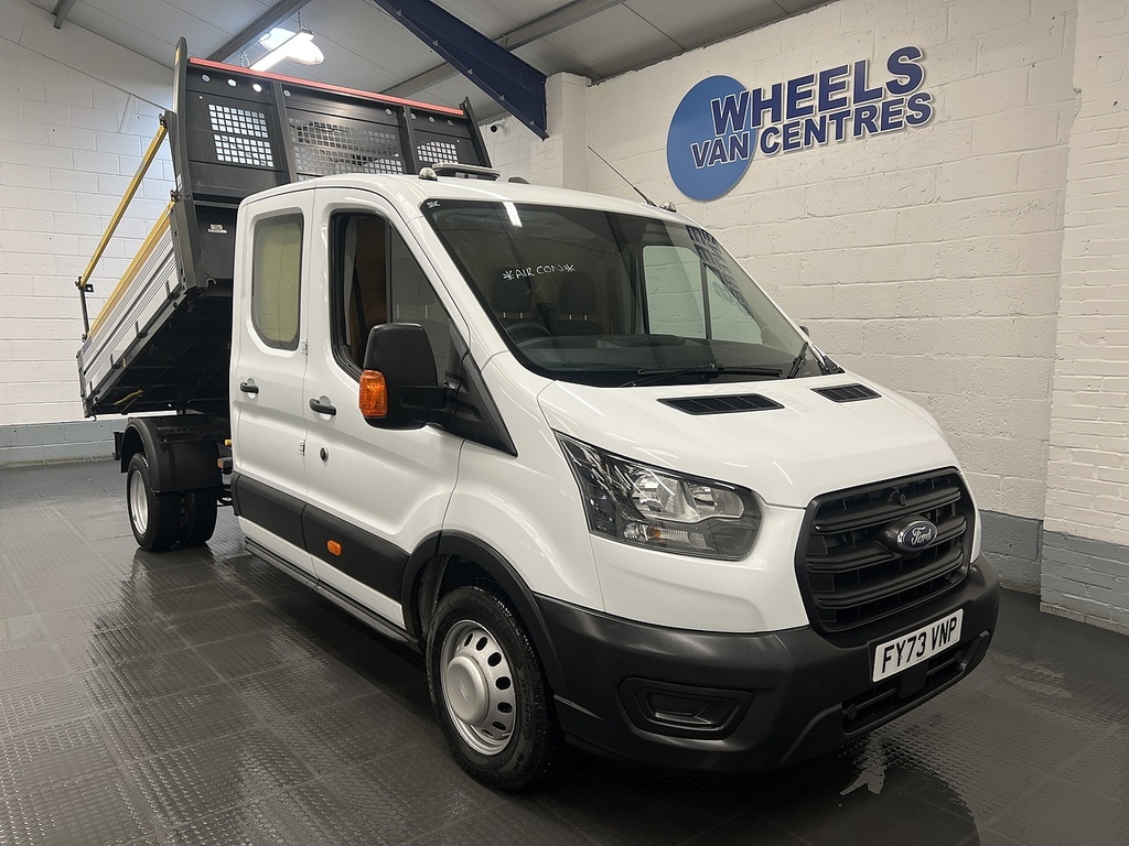 Ford Transit Custom 350 Ecoblue Leader 2.0 Tipper FY73VNP White #6