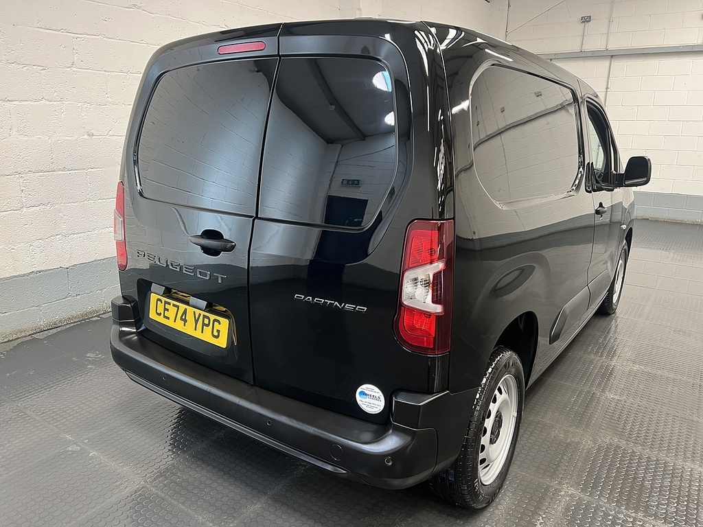 Peugeot Partner 1.5 Bluehdi 1000 Professional Standard Panel Van 5 CE74YPG Black #5