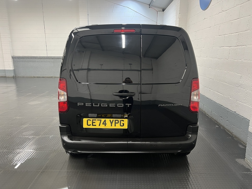 Peugeot Partner 1.5 Bluehdi 1000 Professional Standard Panel Van 5 CE74YPG Black #4