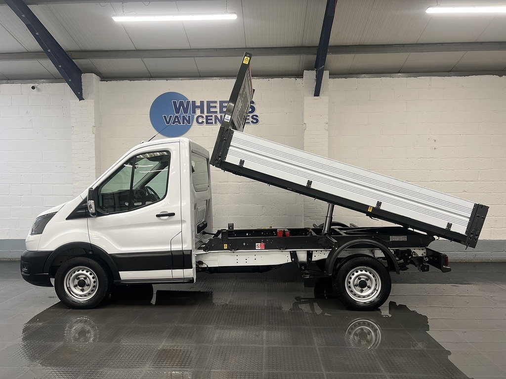 Ford Transit Custom 2.0 350 Ecoblue Leader Tipper Fw EJ24WUC White #2